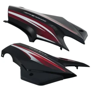Side Panel Set Fit For Hero Super Splendor Latest type 2 Black red Sticker