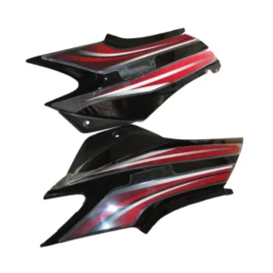 Side Panel Set Fit For Hero Super Splendor Latest type 3 Black red Sticker