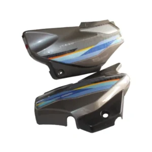 Side Panel Set Fit For Hero Super Splendor New Model Heavy Grey Colourfor Silver Bike