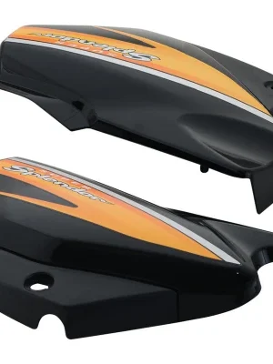 Side Panel Set Fit For Hero Super Splendor Old Model Black orange Sticker
