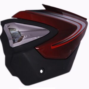 Side Panel Set Fit For Honda Shine Dx With Chrome Garnish Rebel Red