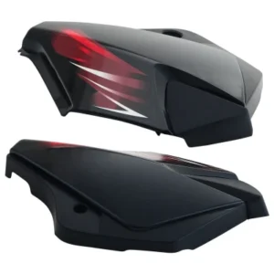 Side Panel Set Fit For TVS Starcvti 110 Cc New Model Black red Sticker product image