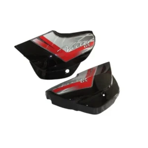Side Panel Set Fit For TVS Victor Gx Black red Sticker product image