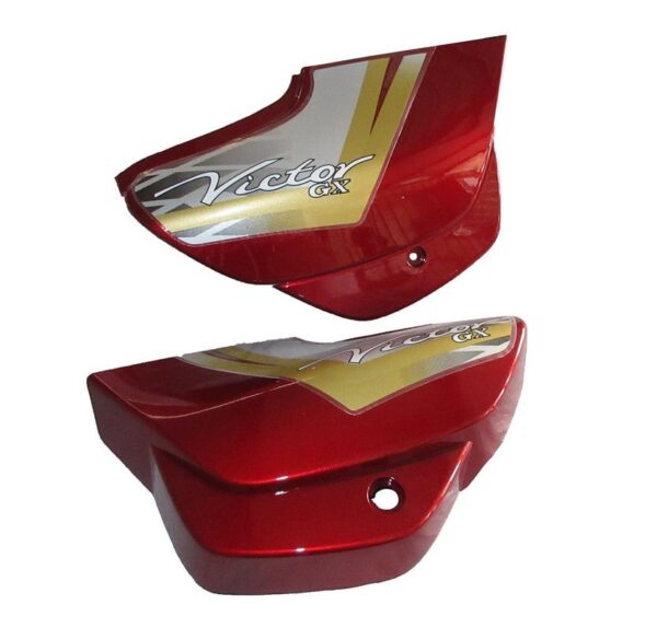Side Panel Set Fit For TVS Victor Gx Flame Red
