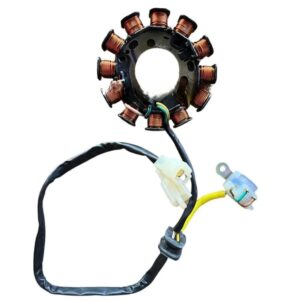 Stator Coil Plate Assembly For Suzuki Hayate Ep 110 12 Pole 2 1 Pin Black Socket product image