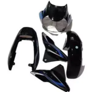 Black Blue Full Body Kit For Bajaj Discover 100cc U12