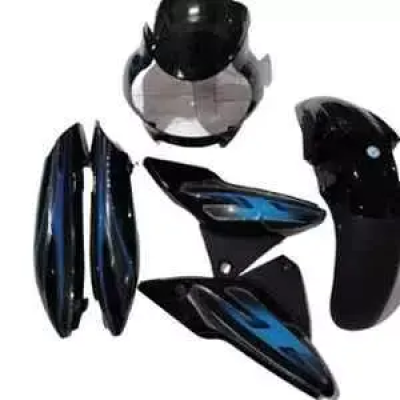 Black Blue Full Body Kit For Bajaj Discover 135cc U24 product image