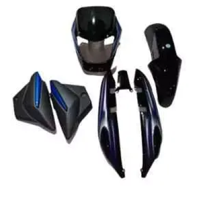 Black Blue Full Body Kit For Bajaj Platina Ui47 product image