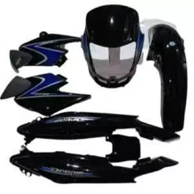 Black Blue Full Body Kit For Honda Dream Yuga Ui39 product image