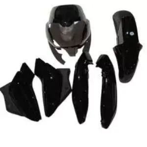 Black Full Body Kit For Bajaj Pulsar U51