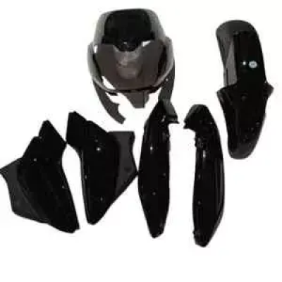 Black Full Body Kit For Bajaj Pulsar Ui51