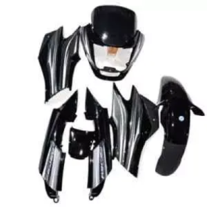 Black Full Body Kit For Hero Super Splendor Ui44
