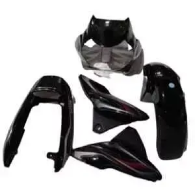 Black Purple Full Body Kit For Bajaj Discover 100cc U14