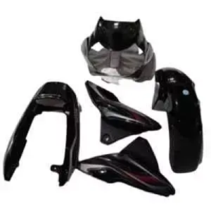 Black Purple Full Body Kit For Bajaj Discover 100cc Ui14