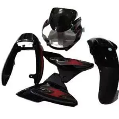 Black Red Full Body Kit For Bajaj Discover 135cc Ui25 product image