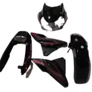 Black Red Full Body Kit For Bajaj Discover 150cc Ui18 product image