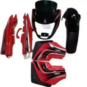 Black Red Full Body Kit For Hero Passion Pro U26