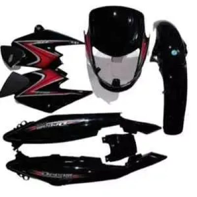 Black Red Full Body Kit For Honda Dream Yuga Ui38 product image