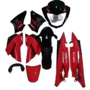Black Sport Red Full Body Kit For Hero Glamour Type 7 U62