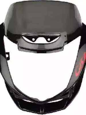 Headlight Visor For Cbz Extreme Black Uf177