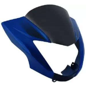 Headlight Visor For Glamour Black Blue Uf166