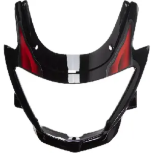 Headlight Visor For Glamour Black Red Uf163