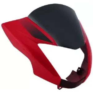 Headlight Visor For Glamour Black Red Uf165
