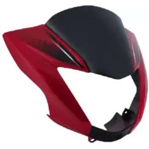 Headlight Visor For Glamour Red Black Uf166c