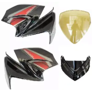 Headlight Visor For Karizma Black Uf182