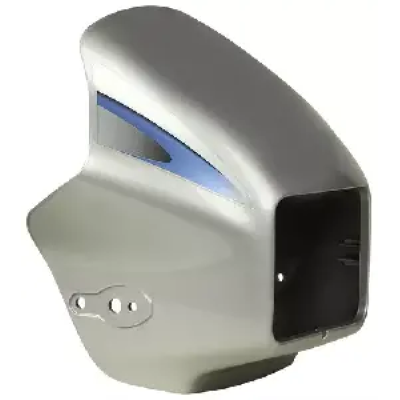 Headlight Visor For Motocorp Splendor Plus Grey Blue Uf103d