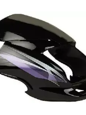 Headlight Visor For Motocorp Super Splendor Black Blue Uf113