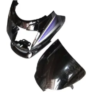 Headlight Visor For Motocorp Super Splendor Black Blue Uf116