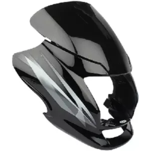 Headlight Visor For Motocorp Super Splendor Black Grey Uf113b