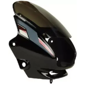 Headlight Visor For Motocorp Super Splendor Black Red Uf112a