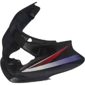 Headlight Visor For Motocorp Super Splendor Black Red Uf115b