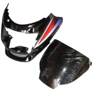 Headlight Visor For Motocorp Super Splendor Black Red Uf116b