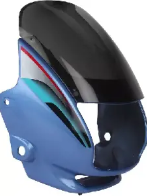 Headlight Visor For Motocorp Super Splendor Blue Uf111c