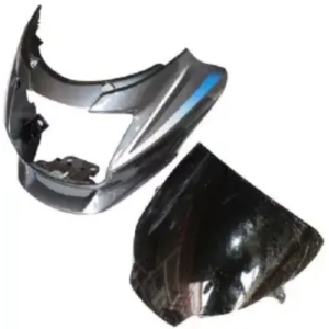 Headlight Visor For Motocorp Super Splendor Grey Uf116e