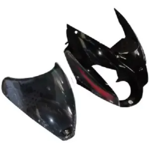 Headlight Visor For Pulsar 150 Black Red Uf230