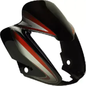 Headlight Visor For Splendor Nxg Black Red Uf133b