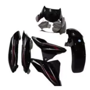 Red Black Full Body Kit For Bajaj Discover 100cc Ui10