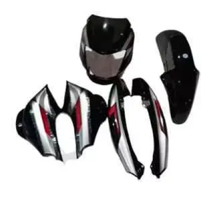 Red Full Body Kit For Bajaj Ct 100 Ui37