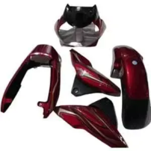 Red Full Body Kit For Bajaj Discover 100cc Ui11