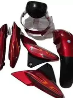 Red Full Body Kit For Bajaj Discover 125cc Ui22 product image