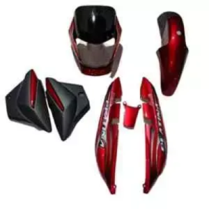 Red Full Body Kit For Bajaj Platina Ui48 product image