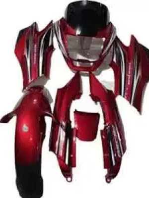 Red Full Body Kit For Hero Super Splendor Ui43