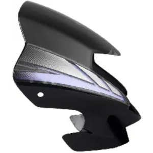 Visor For Cd Deluxe Nm Black Blue