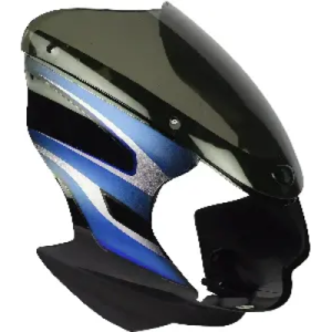 Visor For Discover 125 Om Black Blue product image
