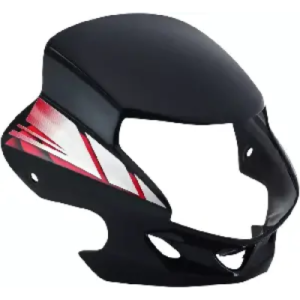 Visor For Hf Deluxe 2018 Black Red