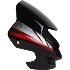 Visor For Hf Deluxe Black Red